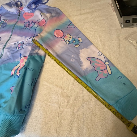 Sugar Thrillz Not So Funhouse Circus Hoodie Pastel Medium Dolls Kill Sh Show Cat - Picture 8 of 16